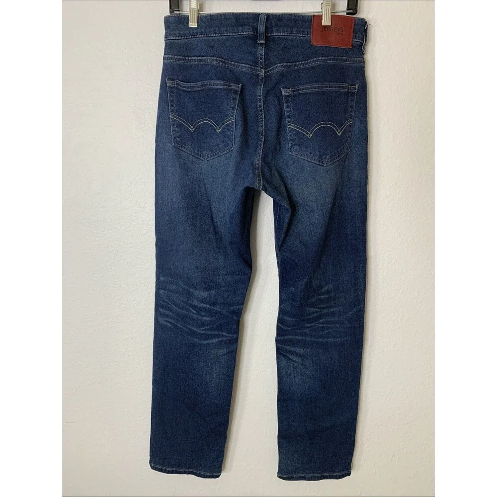 Edwin JERSEYS Jeans Men's Medium Size 30 Blue Denim Slim Straight Stretch Japan